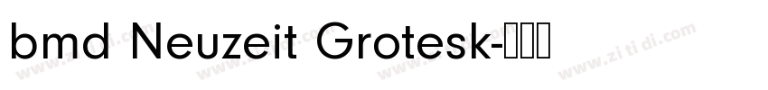 bmd Neuzeit Grotesk字体转换